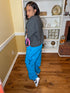 Chute -cargo jogger pants (blue jewel)